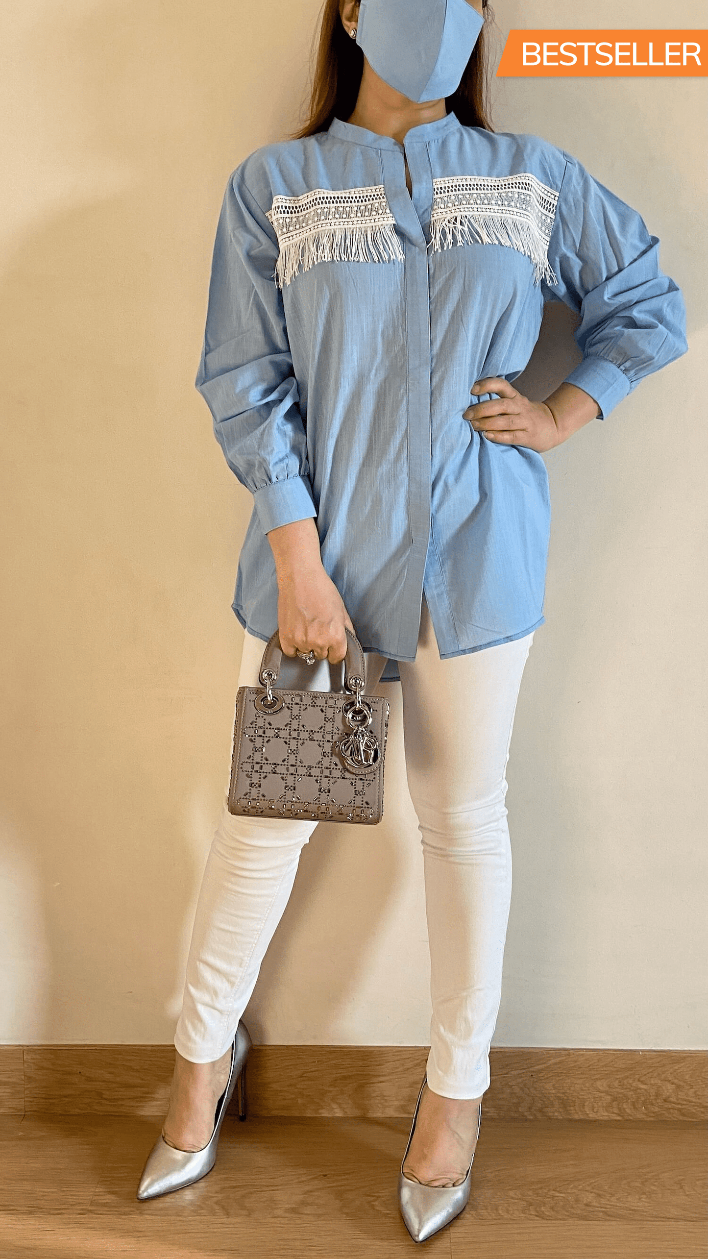 The Maya Blue Shirt - kylee