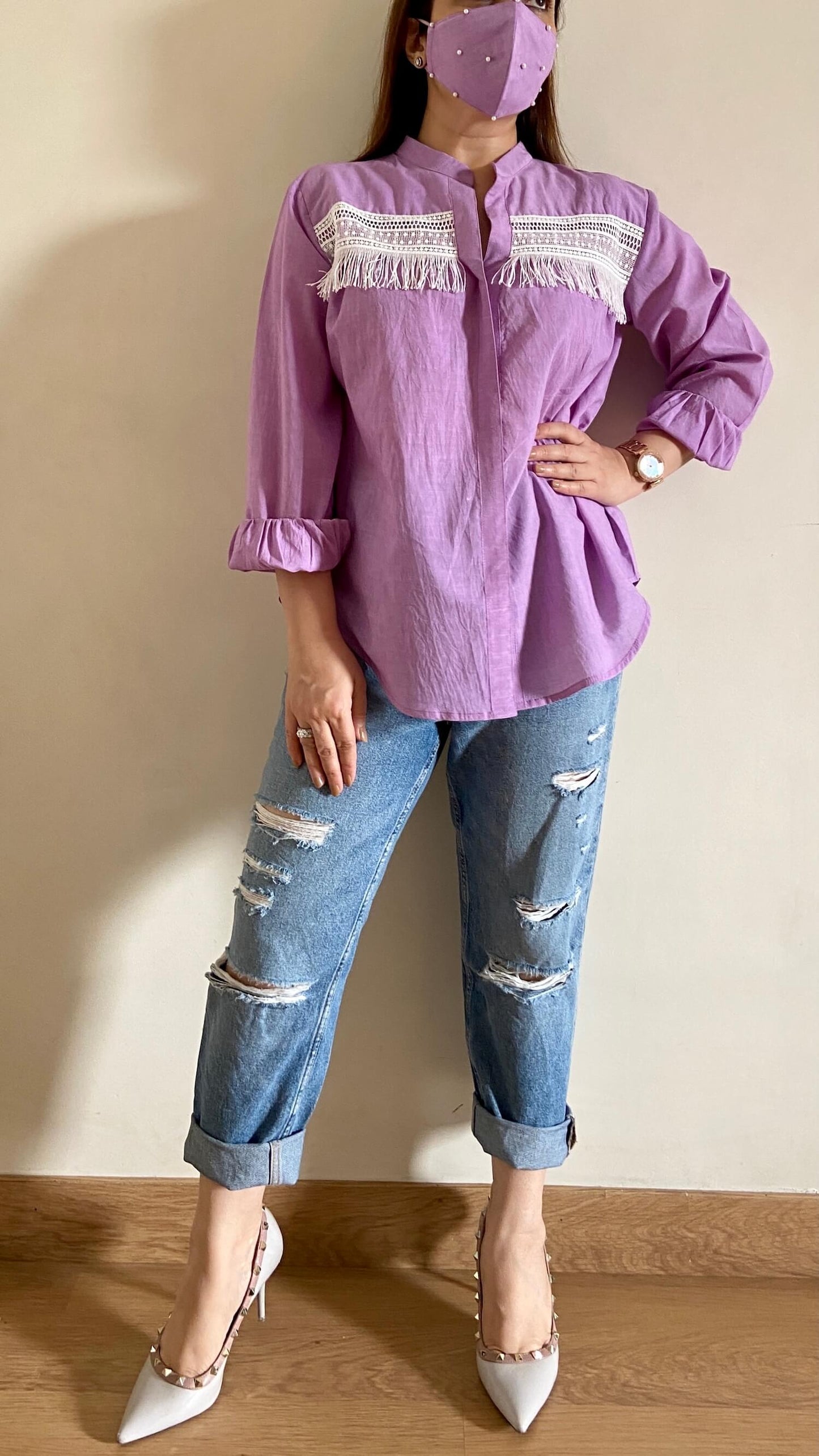 The Maya Purple Shirt - kylee