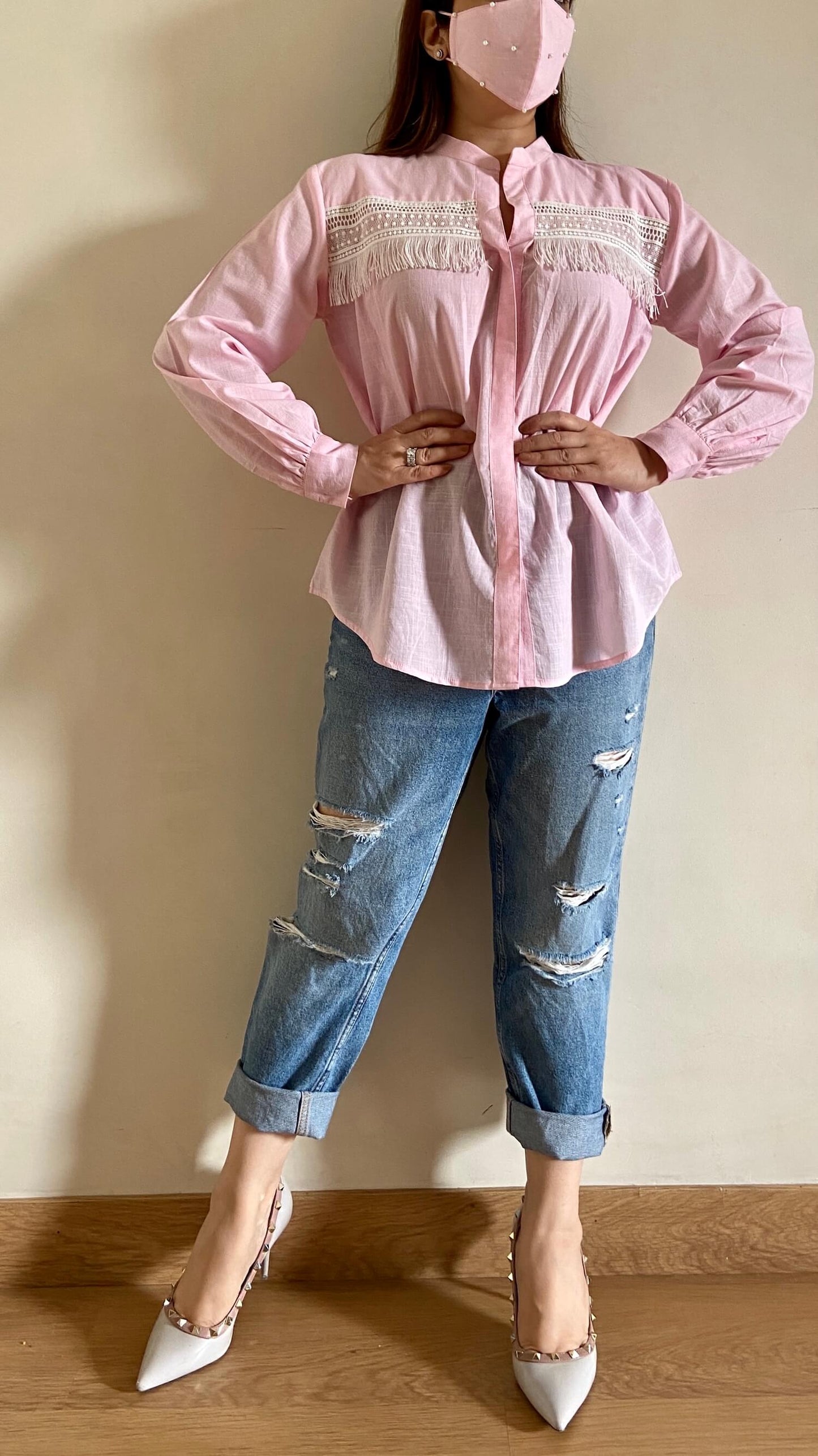 The Maya Pink Shirt - kylee