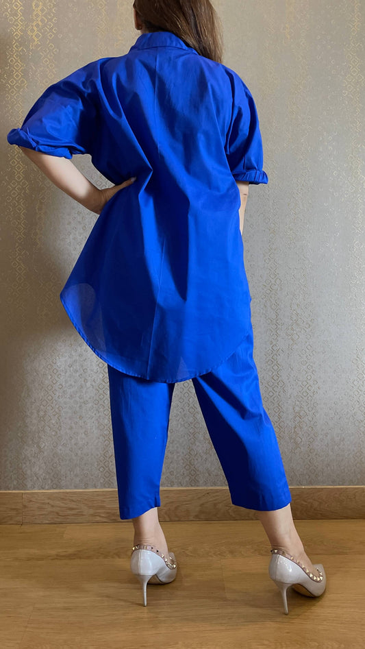 Royal Blue Co-ord Set