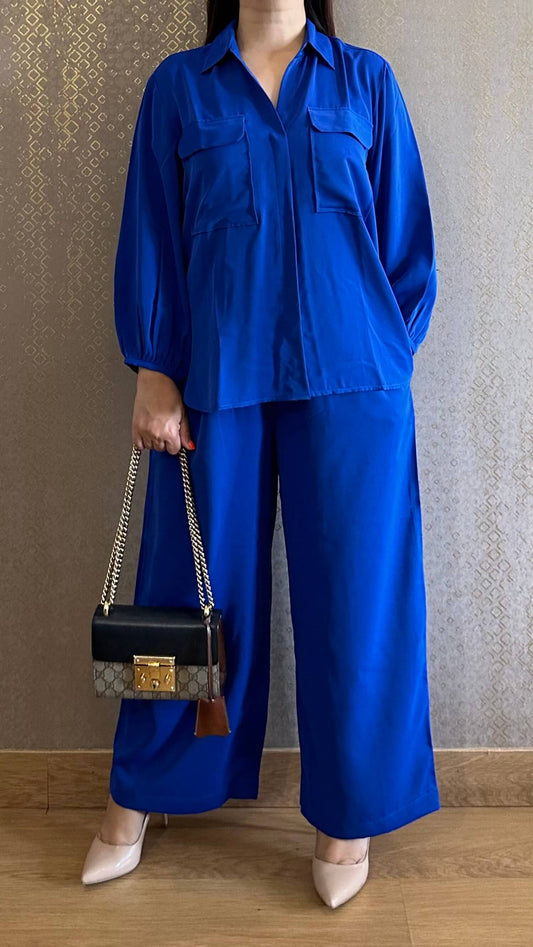 Royal Blue Travel Co-ord Set