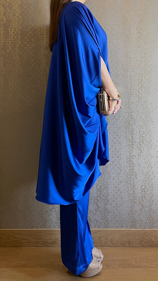 Electric Blue Flowy Co-ord Set