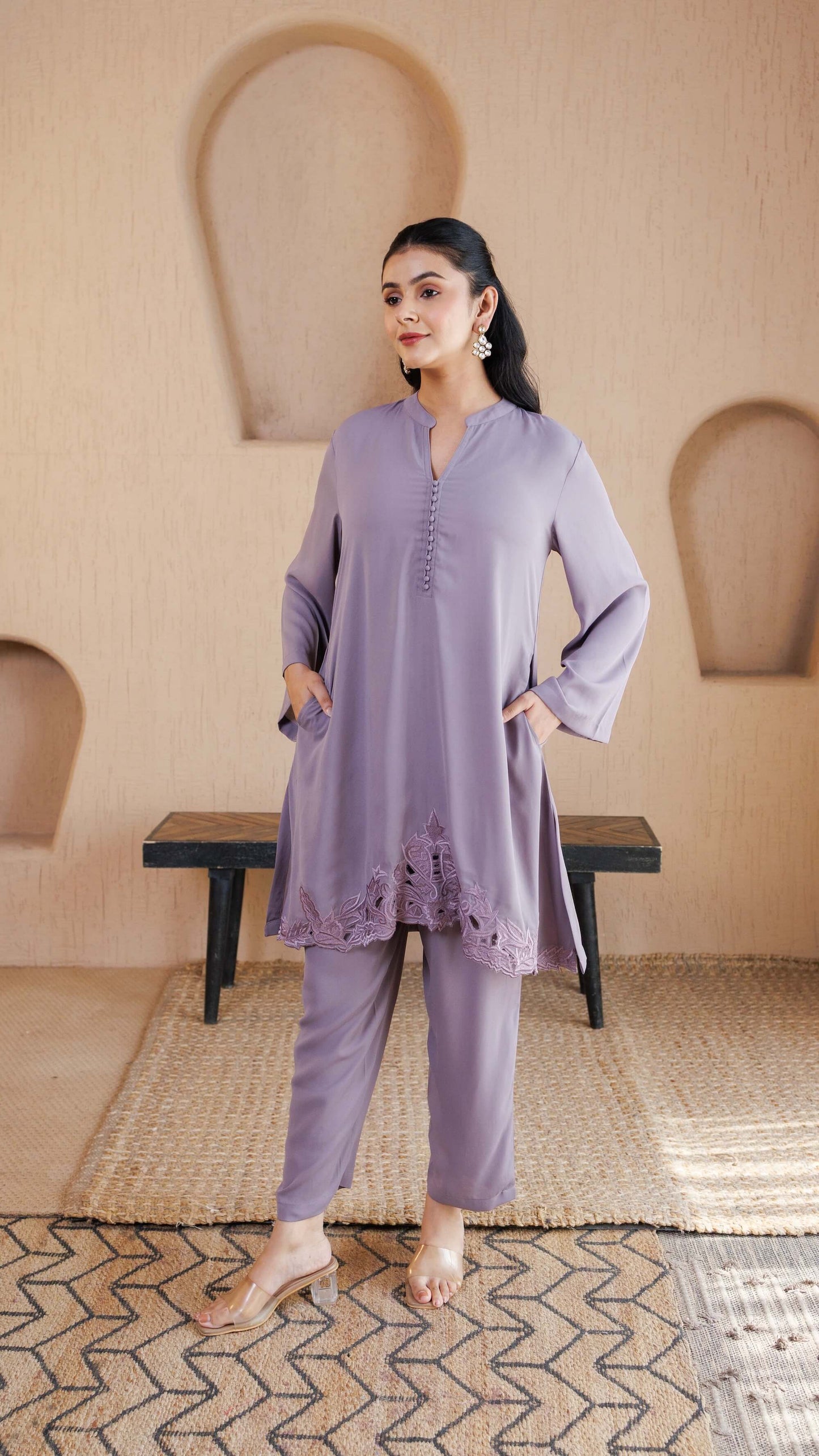 Mauve Zoya Co-ord Set