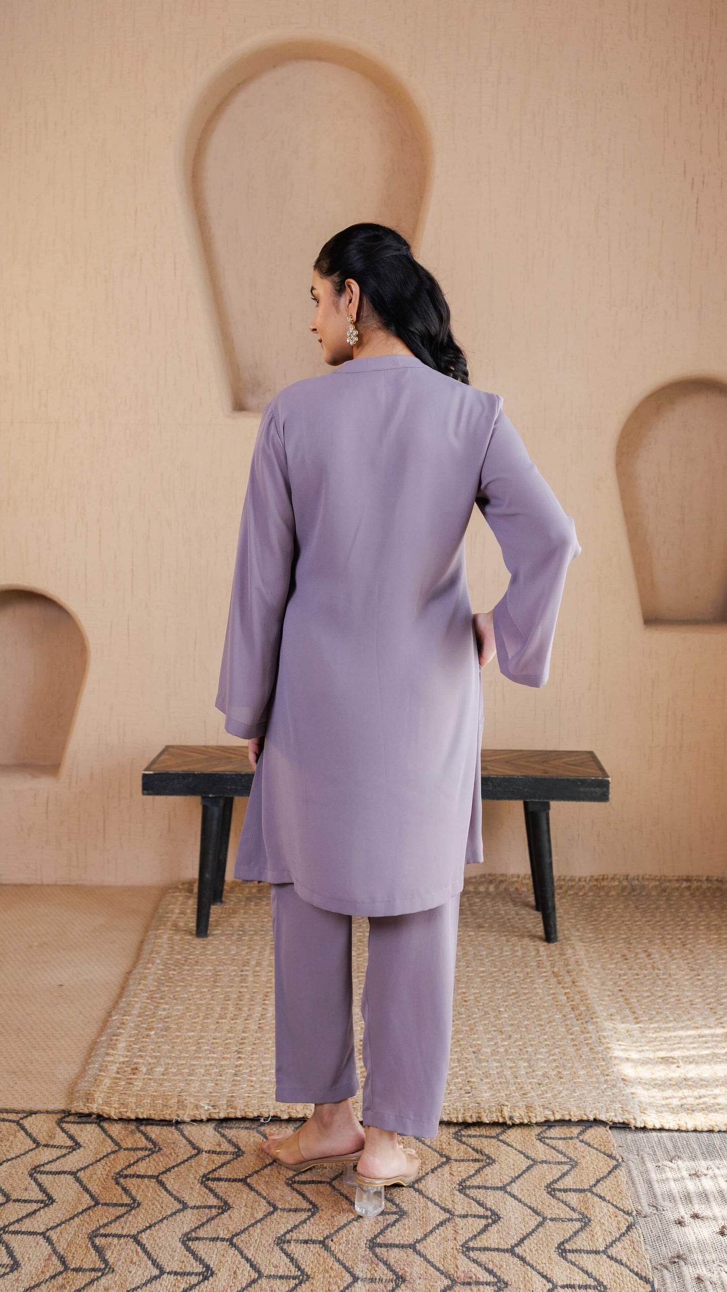 Mauve Zoya Co-ord Set