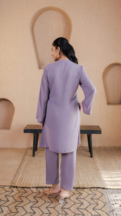 Mauve Zoya Co-ord Set
