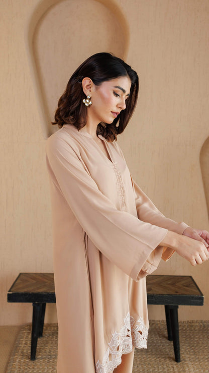 Beige Zoya Co-ord Set