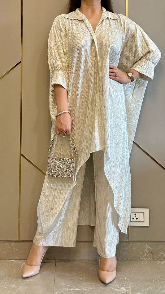 Chamkila Pearl White Co-ord Set